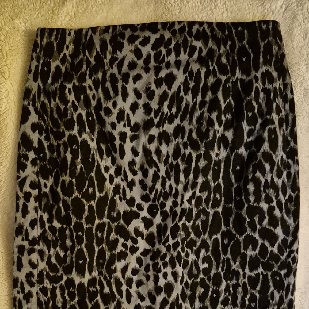 Express Wild Patterned Mini Skirt